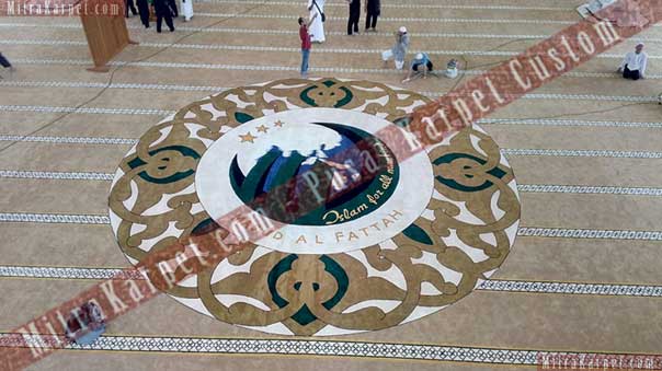 Karpet Masjid Al–Fattah Tasikmalaya Jawa Barat